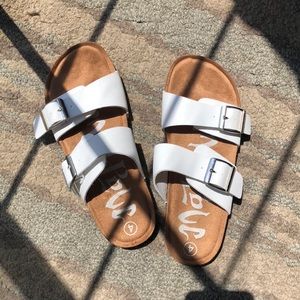 White Sandals